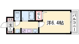 エステムプラザ神戸水木通グランクロスの物件間取画像